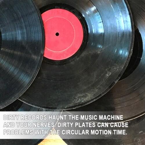 P82F Record Washer System Deep Groove Record Cleaning Accessories Album Cleaner Solution Fluid Blade Kit