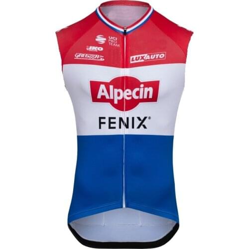 WINDSTOPPER WINDPROOF 2021 ALPECIN FENIX TEAM NL CHAMPION ONLY CYCLING GILET SLEEVLESS VEST JERSEY WEAR ROPA CICLISMO