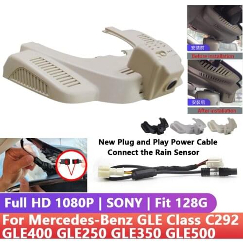 1080P Car DVR Wifi Video Recorder Dash Cam Camera Easy Installation For Mercedes-Benz GLE Class C292 GLE400 GLE250 GLE350 GLE500