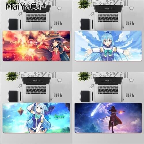 Maiyaca Top Quality Anime Konosuba Natural Rubber Gaming mousepad Desk Mat Free Shipping Large Mouse Pad Keyboards Mat