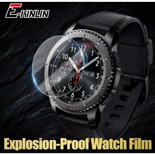 Screen Protector Protective Film For Samsung Galaxy Watch Watch3 3 45mm 46mm 41mm 42mm LTE Gear S3 S2 Smart Watch Tempered Glass