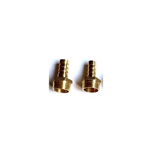 Free shipping 5 pcs of Brass Male Hose Barb - 1/2" x 3/8"Barb, Homebrew Hardware, Pump fitting
