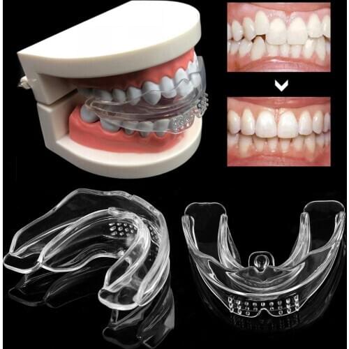 1PC Orthodontic Braces Appliance Dental Braces Silicone Alignment Trainer Teeth Retainer Bruxism Mouth Guard Teeth Straightener