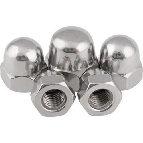 10pcs M3 M4 M5 M6 M8 304 stainless steel cap nut nuts decorative screw caps