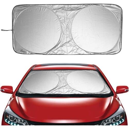 150*70cm Car Windshield Sun Shade Block Cover Sunshade UV Protection Shield Folding Car Window Sun Shade Windshield Block Cover