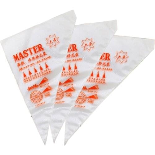 20PCS Disposable Piping bag Icing Nozzle Fondant Cake Decorating Pastry Tips Tools Small Large Size cake tools