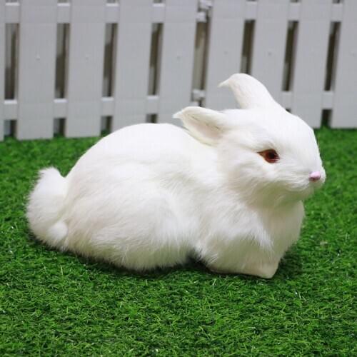 2021 Happy Easter Bunny Crafts Rabbit Miniature Figurines Ornaments Wielkanoc Spring Decoration For Home Garden Decor Outdoor