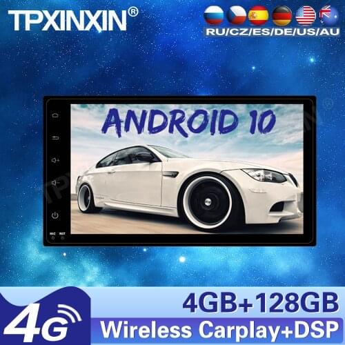 4+128G For Toyota Corolla 2019 2020 Android Car Radio Stereo Tape recordr Multimedia player GPS Navigation HeadUnit Carplay