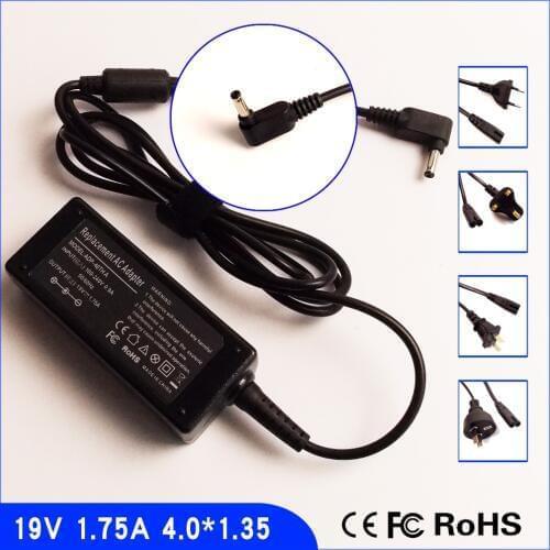 19V 1.75A Laptop Ac Adapter Power SUPPLY + Cord for ASUS VivoBook X202 X200MA-CT112H X200MA-KX128H X200MA-CT132H X200MA-DS01
