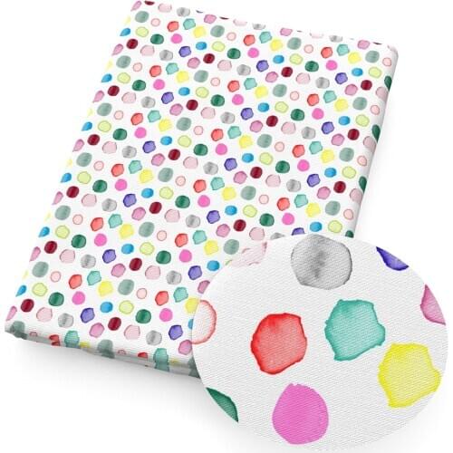 David accessories 50*145cm Rainbow Polyester cotton fabric for DIY Sewing Tissue Bedding Kids Home textile Doll Cloth,c11997