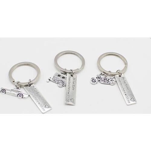 Driving Safe I need you here with me keychain car motorcycle bike pendant couple friendship car keychain
