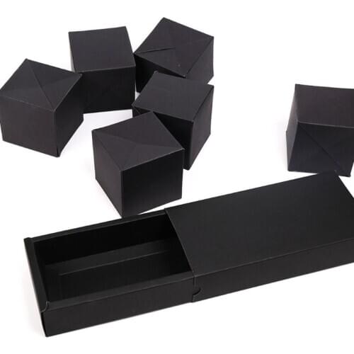 Black Pops Up Explosion Box DIY Gift Box Photo Album Scrapbook Jump Present Book F3MF