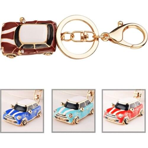 Car Keychain Decoration Hanging Keyring Metal Alloy Car Model Key Chain Key Ring Car Interior Purse Bag Pendant For Motor