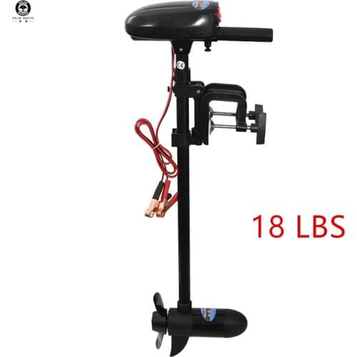 18 LBS 12 V Electric Outboard Engine Brush Motor For Inflatable Boats Kayak Canoe Accessory For Freshwater