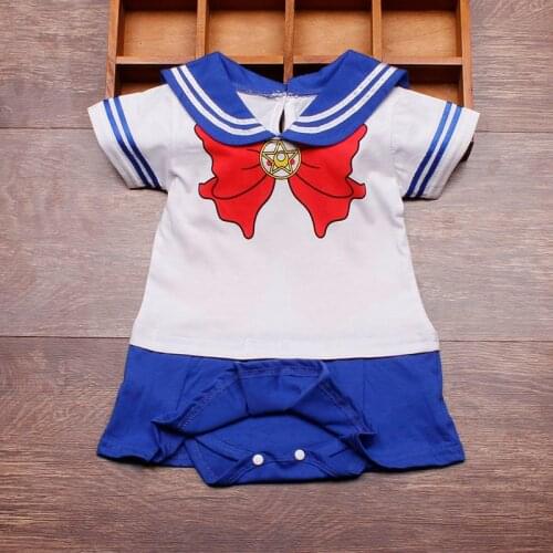 Baby Rompers 100% Cotton Short Sleeve Cartoons 4 colors Baby Girl Clothes Toddler Jumpsuits Baby girl dress Bebe Roupas HB047