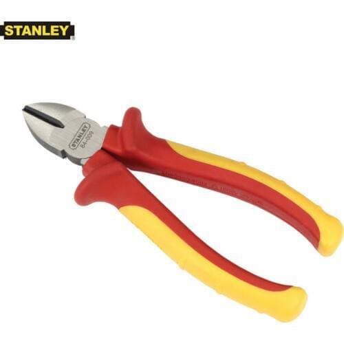 Stanley 1-pcs Diagonal Insulated Plier Cutting, Cutting Pliers, VDE 1000V Cutter Wire Stripper Multitool Ferramentas Electrician