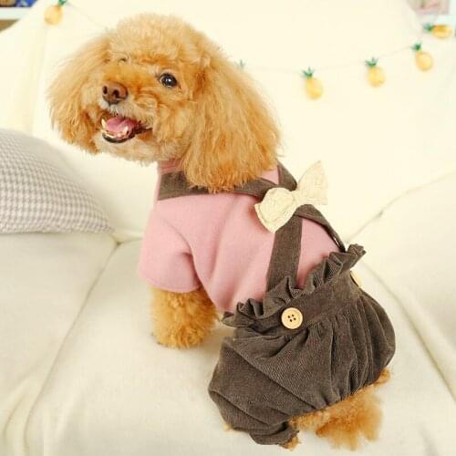 Fashion Pet Dog Jumpsuit Clothes Rompers for Small Dogs Clothing Puppy Dog Costumes