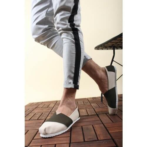 Tm 701 Double Color Linen Male Rawhide Sandals