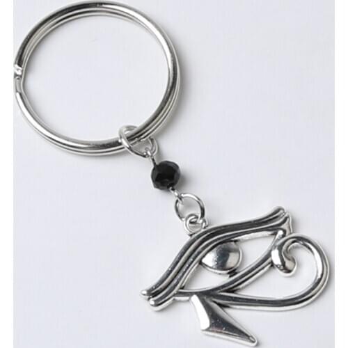 2021New Eye of horus Keyring Egyptian Keychain Gothic Gift Ancient Egypt jewelry fashion men women Unique novel beautiful