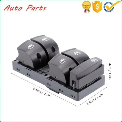Electric Power Master Window Switch Button Lifter 4F0959851 4F0959851C 4F0959851F for Audi A3 A4 A6 Q7 Car Accessories