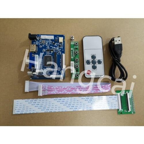 HDMI VGA AV 60PIN TTL LVDS controller board module monitoring module is suitable for LCD HSD062IDW1 With remote control