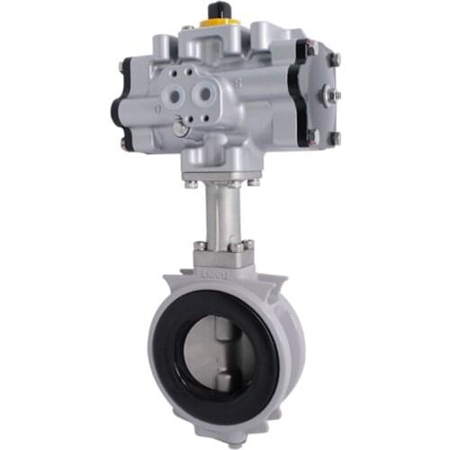 KITZ Long Neck Type Pneumatically Operated-Double Action Actuator,FA-10XJMEA Wafer Pneumatic butterfly valve