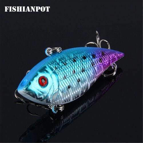 1PCS 7.1cm 11g VIB Fishing Lures Bionic Hard Bait Fish Bass Vibration Lure Crankbait Fishing Tackle Wobbler Lure 8 Colors