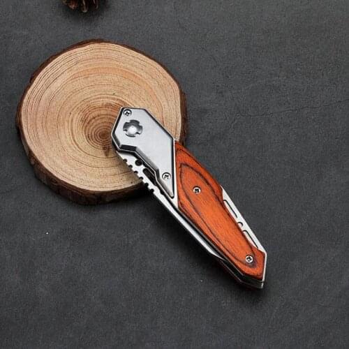 200mm (7.9'') Knife 57HRC Steel 5Cr15 Blade Folding Pocket Survival Camping Knives EDC Tools Knifes LED New