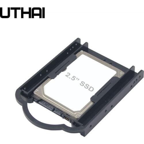 UTHAI G05 2.5 to 3.5 Inch Hard Drive Bracket SSD Free Screw Bracket Solid State Hard Drive HDD PC Converter Adapter