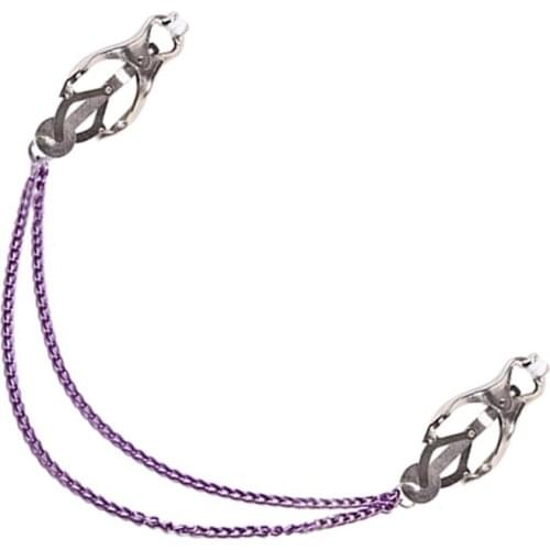 Nipple Clamps Sex Toys For Women Metal Chain Adult Sex Products Exotic Accessories Labia Clitoris With