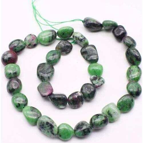 2 Strands/lot Natural Top Epidote Zoisite irregular round Stone Loose Beads 15 "
