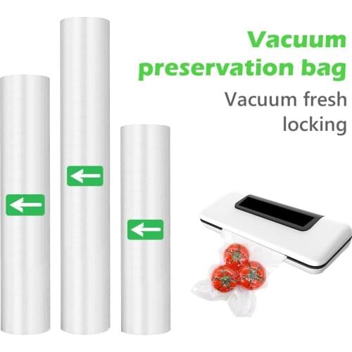 BPA FREE 2Rolls/Lot Kitchen Food Vacuum Bag Storage Bags For Vacuum Sealer Vacuum Packaging Rolls 12/15/20/25/28/30cm*500cm