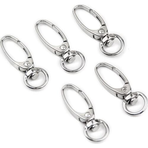 5Keychain Zinc Alloy Metal Material High Quality Jewelry Accessories Clothing Clip DIY Heart-shaped Keychain Holiday Gift