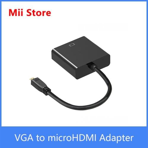 1080P VGA to MicroHDMI adapter with audio output port Suitable for RaspberryPi 4 and Android