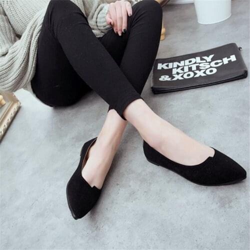 Women Shoes Women Ballet Flats for Work Cloth Flats Sweet Loafers Slip On Womens Pregnant Flat Shoes Oversize
