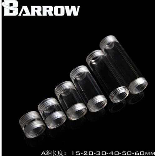 Barrow YKLSNYC-A6 PMMA Tube High-transparent Acrylic Female to Female Extender of A Set,water cooler