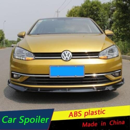 For Volkswagen Golf 7.5 Front Bumper Diffuser Protector Fit 2018-2020 Golf MK7.5 Body kit bumper rear shovel lip rear spoiler