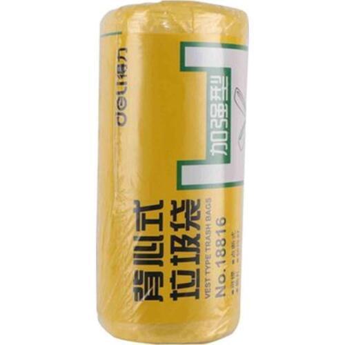 DL 18816 vest type garbage bag yellow reinforced garbage bag 45*45CM Teaching equipment for office supplies for student supplies