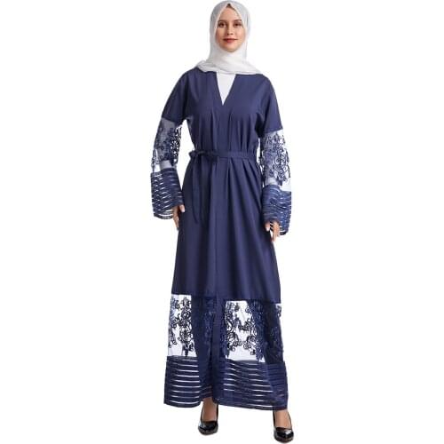 Eid Musulmane Saudi Arabia Abaya Dubai Robe Longue Femme Turkey Islamic Clothing Muslim Hijab Dress Kimono Women Cardigan Caftan