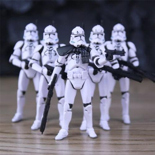 Star Wars 3.75" Republic Elite Forces Trooper Action Figure Mandalorian Sign Team Army Builder Toys Doll