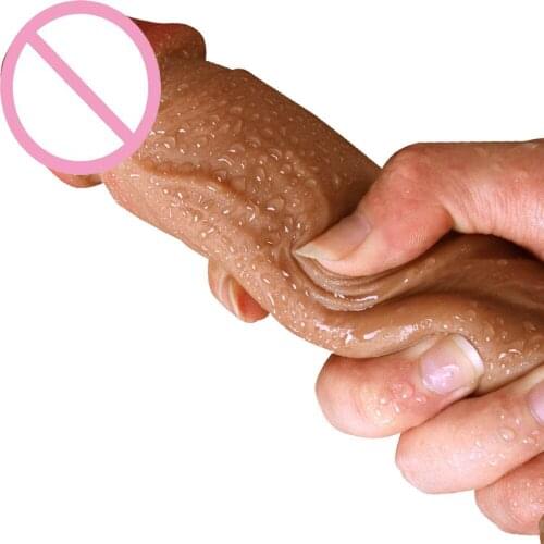 Big Cock Dildo Sex Toys for Women Realistic Elastic Material Penis Artificial Dildo Clit Stimulator Orgasm Lesbian Sex Toys