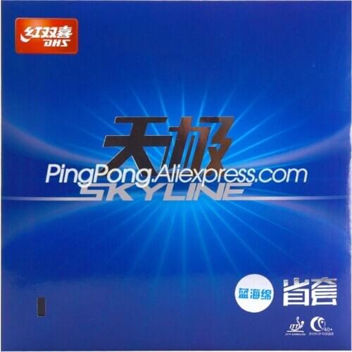 DHS Skyline 2 Provincial Blue Sponge DHS TG2 Blue Sponge Blue TG-2 Table Tennis Rubber Original DHS Ping Pong Sponge