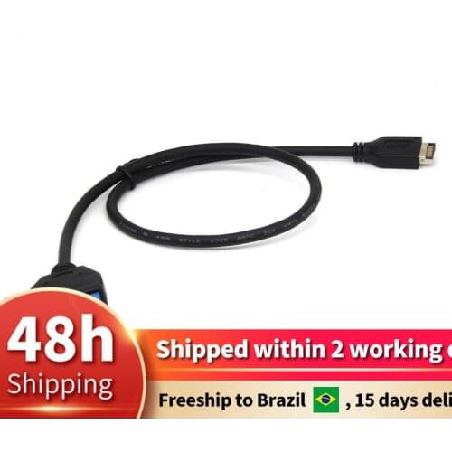 USB 3.1 Type-E Male to IDC20P Male Adapter Cable 20Pin Extension Cable for Computer Motherboard 30cm