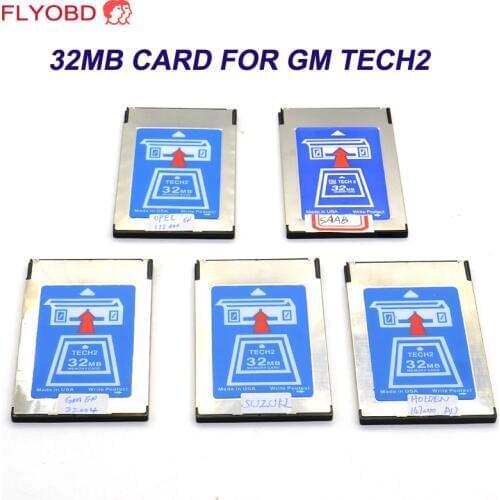 High Quality 32MB CARD FOR G M TECH2,Holden/Opel/G M /SAAB/ISUZU/Suzuki 32 MB Memory for opel Tech 2 Free Shipping