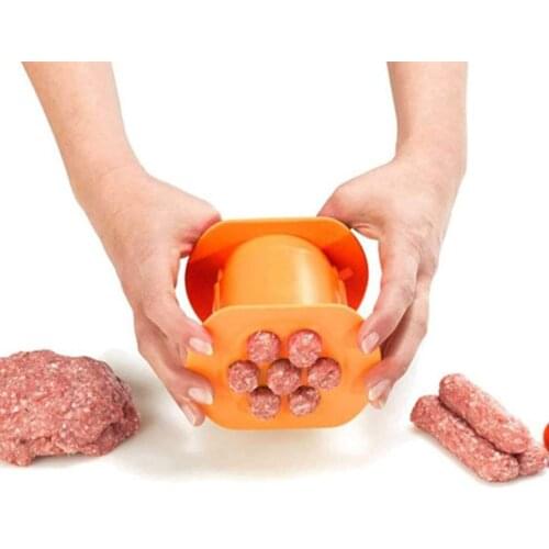 Creative Hot Dog Maker Meat Strip Squeezer Pasta Meatball Maker Stuffer Fillers Minced Meat Squeezer Kitchen DIY Sausage Gadgets
