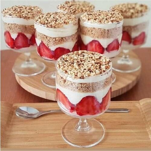 Magnolya Pudding Bowls 6 pcs Mica Decapod, Kitchen Utensil, TatlıTabakları, Unbreakable, Modern Presentation Plates, 2021 sweet bowls