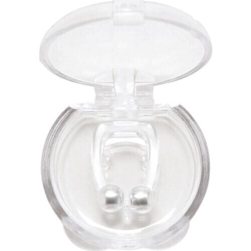 Reusable Safe Anti Snore Clip Breathe Smooth Portable Transparent Effective Silicone Nose Personal Sleeping Aid Apnea Guard