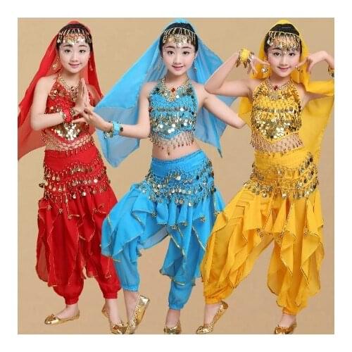 Performance Fashion Kids Belly Dance Costume Oriental Dance Costumes Belly Dance Dancer Clothes Indian Dance Costumes For Kids