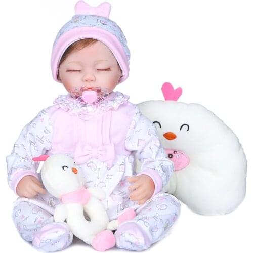 NPK soft silicone reborn baby doll toys newborn babies girl dolls fashion birthday gifts for children