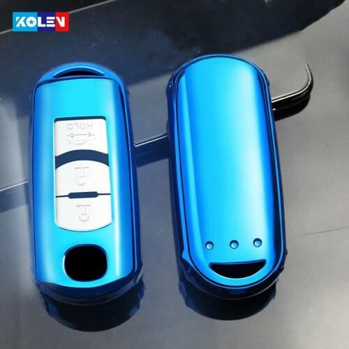 Soft TPU Car Remote Key Case Full Cover For Mazda 2 3 5 6 Demio CX-3 CX-4 CX-5 CX-7 CX-9 MX5 Axela Atenza 2015-2019 Accessories